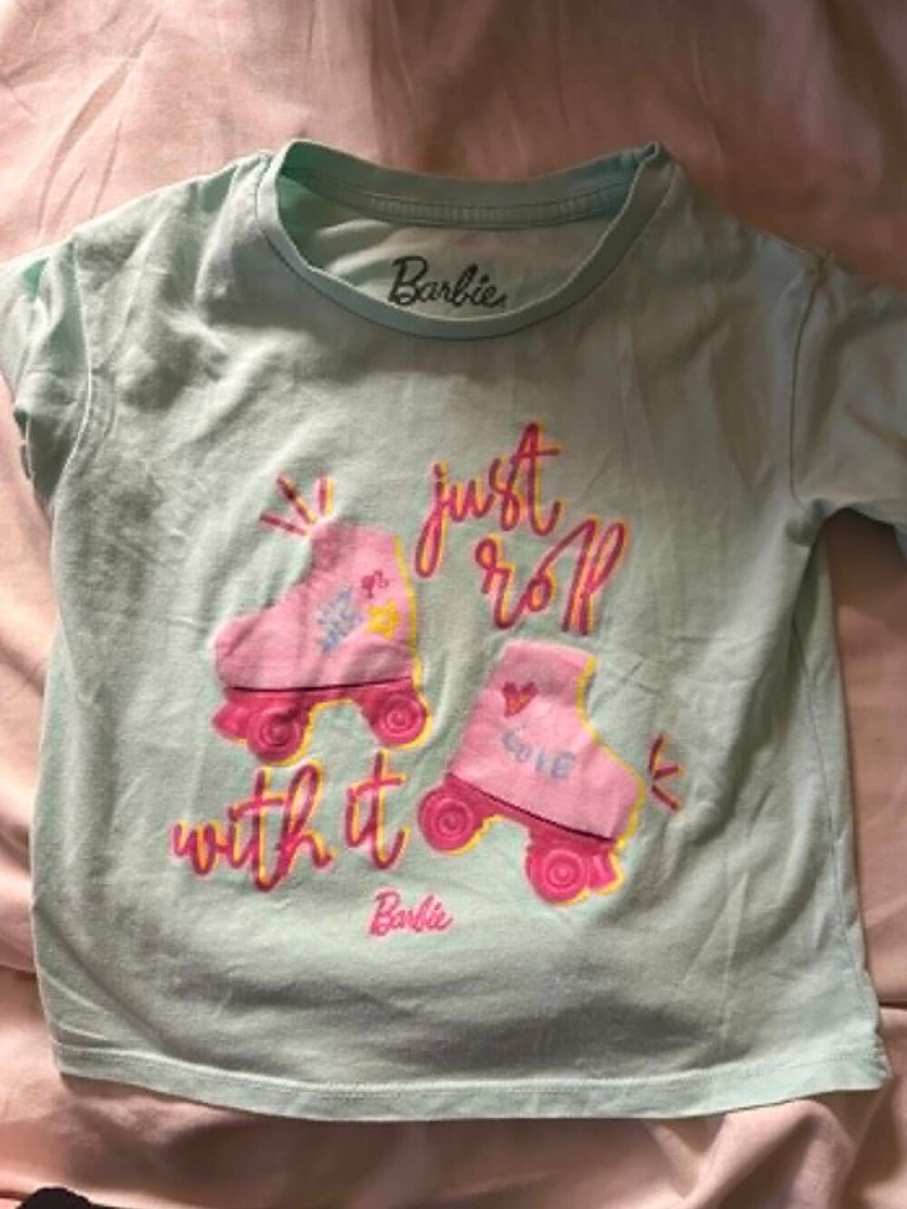 Girls barbie tshirt